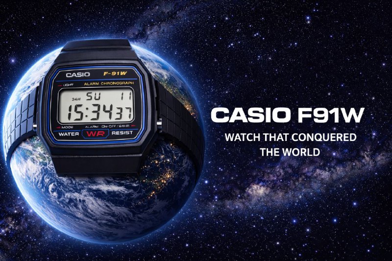 Casio F91W Watch : Watch That Conquered The World